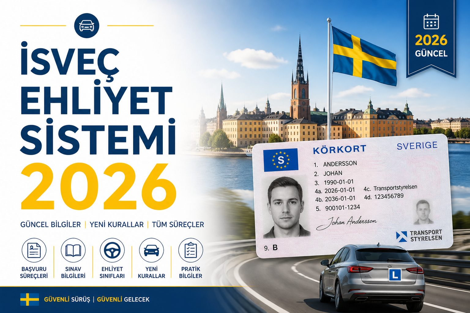İsveç Ehliyet Sistemi 2026