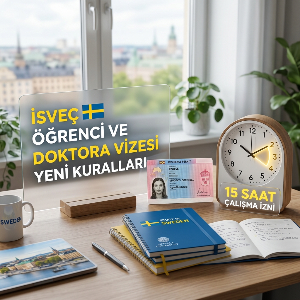 İsveç Öğrenci ve Doktora Vizesi Yeni Kuralları
