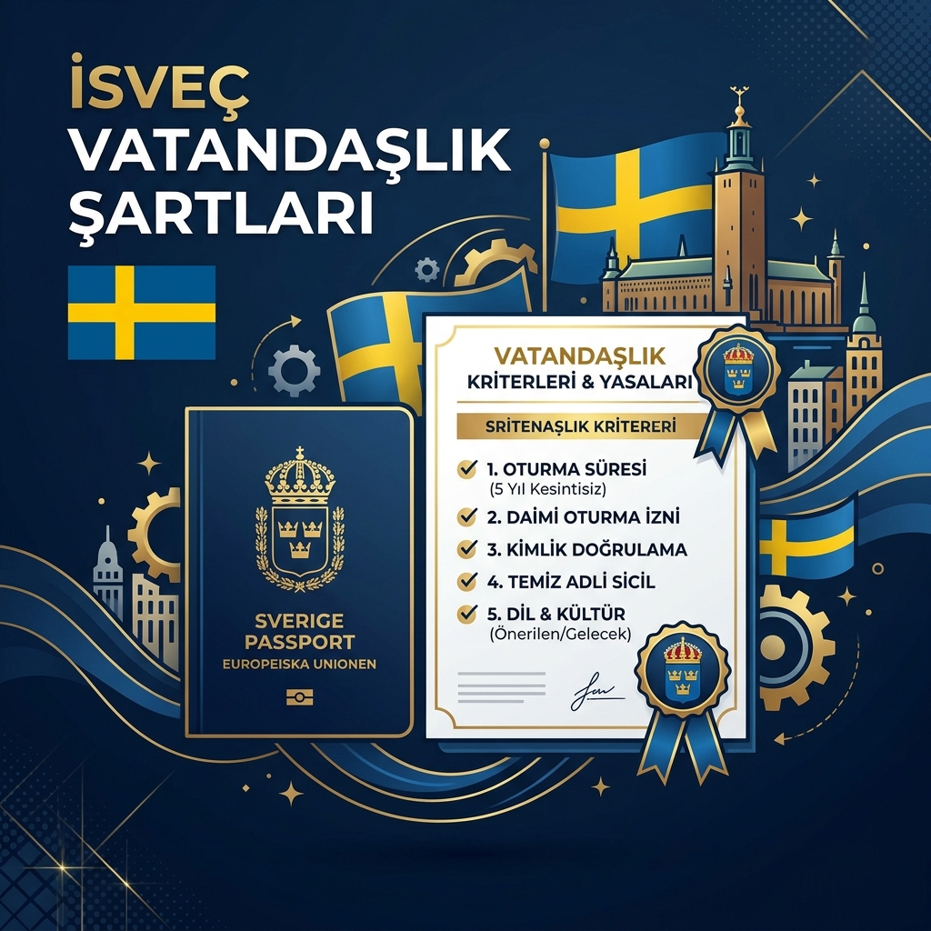 İsveç Vatandaşlık Şartları 2026: Yeni Yasa ve Tüm Kurallar
